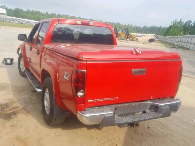 1GCDT136348224482 - 2004 CHEVROLET COLORADO RED photo 3