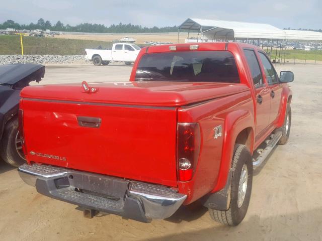 1GCDT136348224482 - 2004 CHEVROLET COLORADO RED photo 4