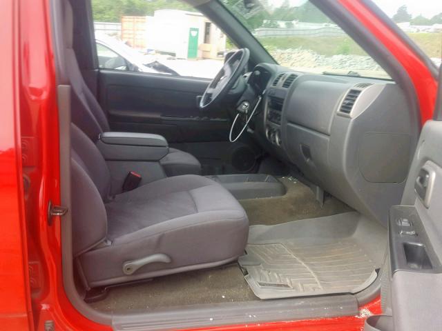 1GCDT136348224482 - 2004 CHEVROLET COLORADO RED photo 5