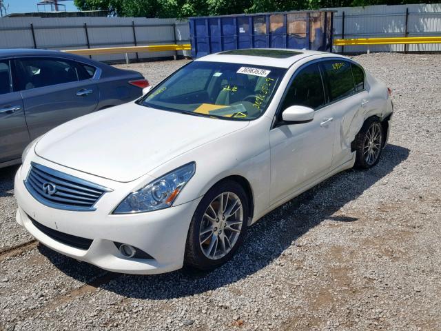 JN1CV6AR0BM351925 - 2011 INFINITI G37 WHITE photo 2