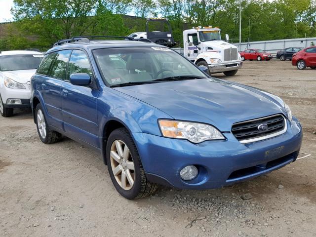 4S4BP62C877324325 - 2007 SUBARU OUTBACK OU BLUE photo 1