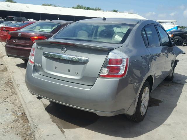 3N1AB6AP0CL673474 - 2012 NISSAN SENTRA 2.0 GRAY photo 4