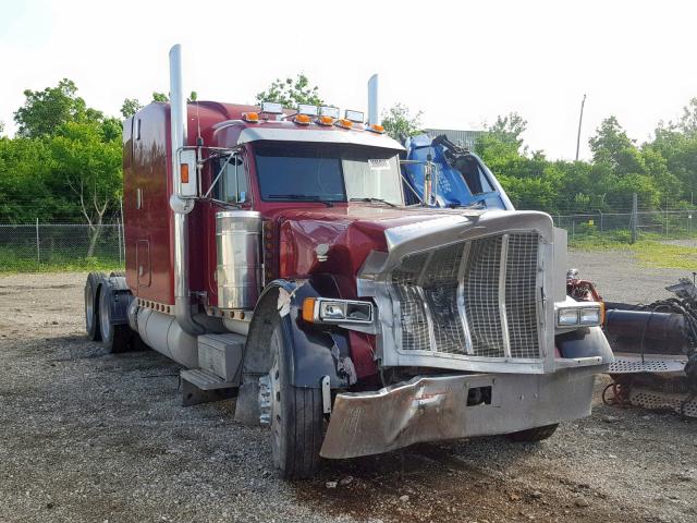 1XP5DB9X3XN475305 - 1999 PETERBILT 379 MAROON photo 1