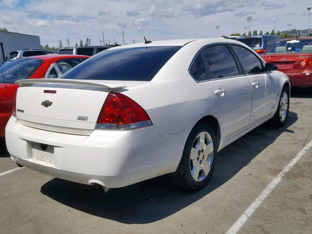 2G1WD58C089282483 - 2008 CHEVROLET IMPALA SUP WHITE photo 4