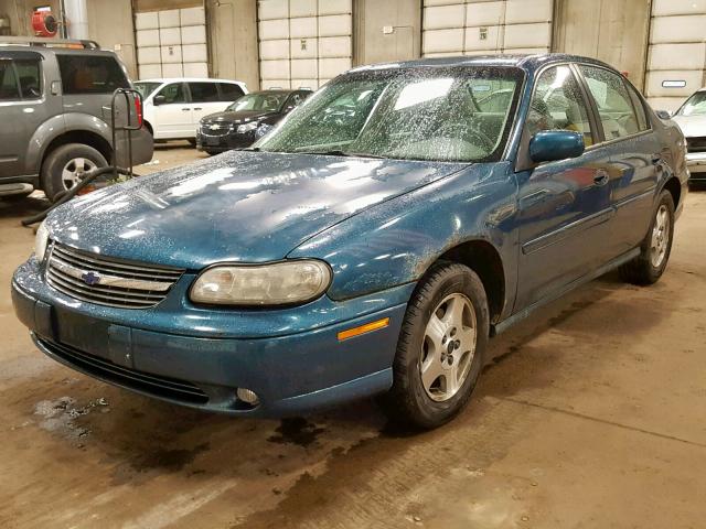 1G1NE52J93M549650 - 2003 CHEVROLET MALIBU LS TURQUOISE photo 2