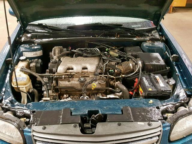 1G1NE52J93M549650 - 2003 CHEVROLET MALIBU LS TURQUOISE photo 7