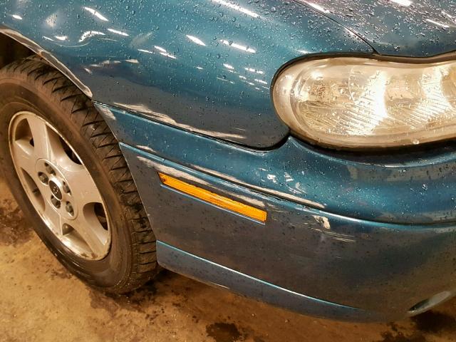 1G1NE52J93M549650 - 2003 CHEVROLET MALIBU LS TURQUOISE photo 9