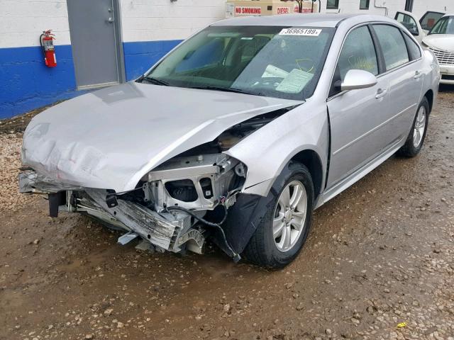 2G1WA5E38E1189038 - 2014 CHEVROLET IMPALA LIM SILVER photo 2