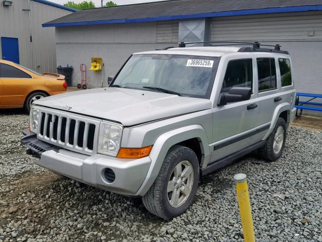 1J8HG48K86C127753 - 2006 JEEP COMMANDER ვერცხლისფერი ფოტო 2
