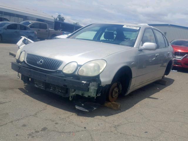 JT8BD69S510144907 - 2001 LEXUS GS 300 SILVER photo 2