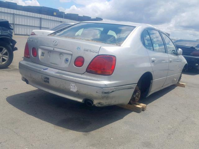 JT8BD69S510144907 - 2001 LEXUS GS 300 SILVER photo 4