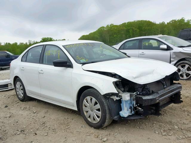 3VW1K7AJ3FM335092 - 2015 VOLKSWAGEN JETTA BASE WHITE photo 1