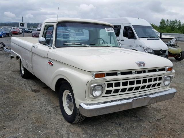 F10BR686422 - 1965 FORD F100 PICKU WHITE photo 1