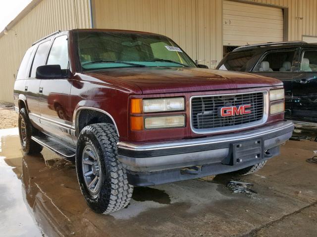 1GKEK13R0XJ798041 - 1999 GMC YUKON MAROON photo 1