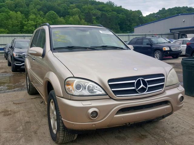 4JGAB75E12A306290 - 2002 MERCEDES-BENZ ML 500 GOLD photo 1