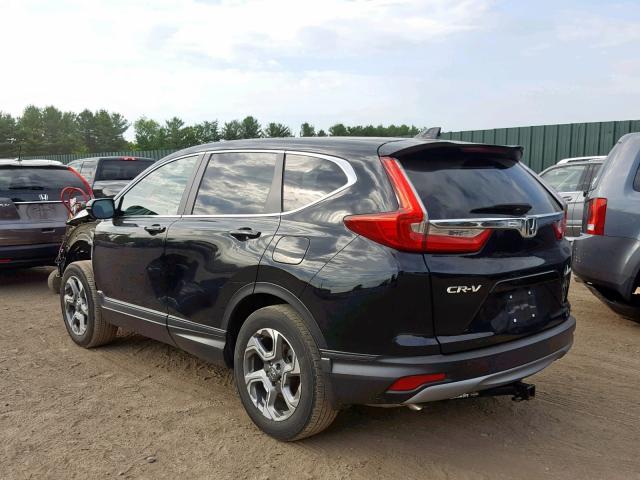 2HKRW2H81HH617739 - 2017 HONDA CR-V EXL BLACK photo 3