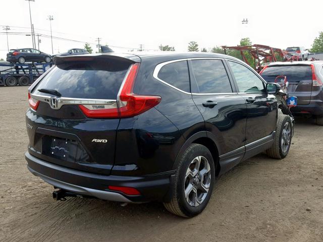 2HKRW2H81HH617739 - 2017 HONDA CR-V EXL BLACK photo 4