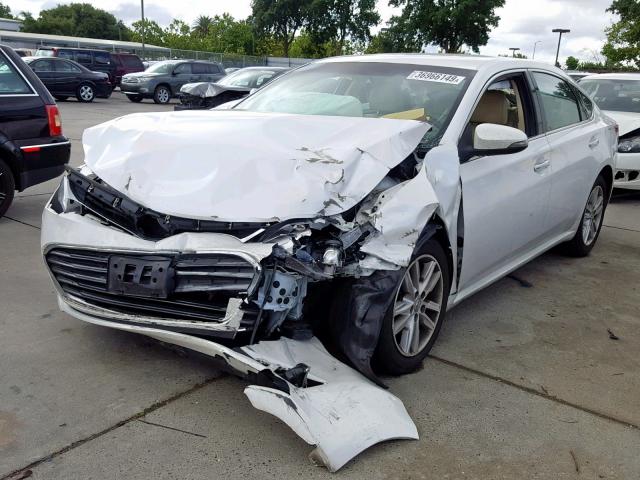 4T1BK1EB9EU120619 - 2014 TOYOTA AVALON BAS WHITE photo 2