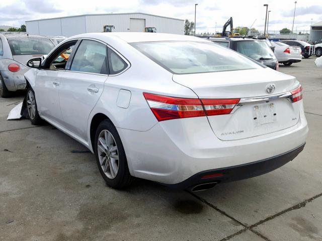 4T1BK1EB9EU120619 - 2014 TOYOTA AVALON BAS WHITE photo 3