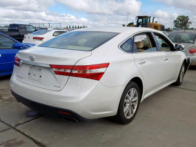 4T1BK1EB9EU120619 - 2014 TOYOTA AVALON BAS WHITE photo 4