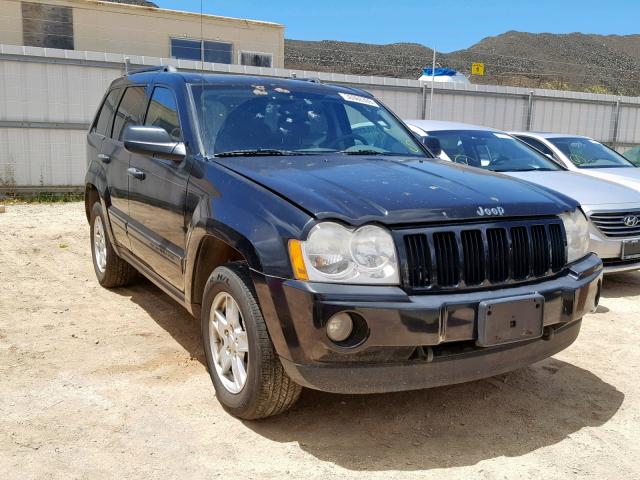 1J4HR48N95C597486 - 2005 JEEP GRAND CHER BLACK photo 1