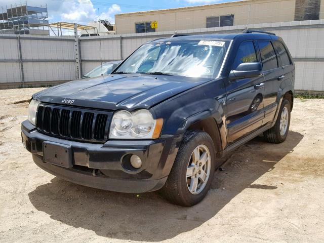 1J4HR48N95C597486 - 2005 JEEP GRAND CHER BLACK photo 2