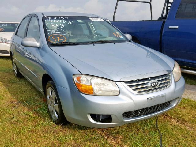 KNAFE121075436140 - 2007 KIA SPECTRA EX BLUE photo 1