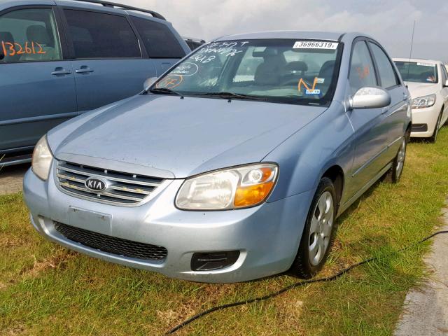 KNAFE121075436140 - 2007 KIA SPECTRA EX BLUE photo 2