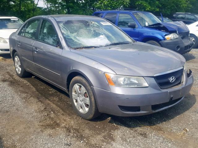 5NPET46C26H055602 - 2006 HYUNDAI SONATA GL GRAY photo 1