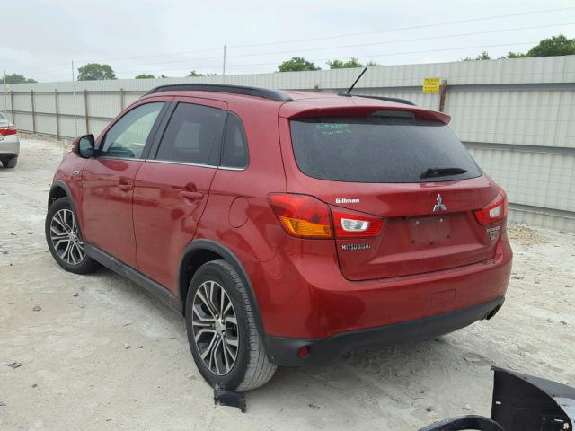 JA4AP4AW8GZ026193 - 2016 MITSUBISHI OUTLANDER RED photo 3