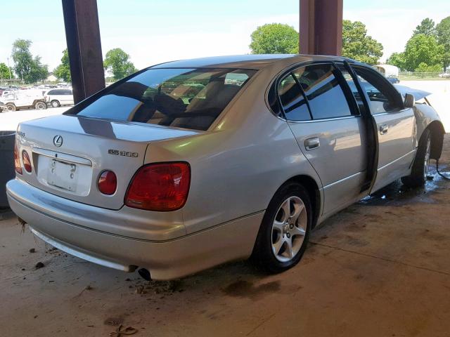 JT8BD69S350206634 - 2005 LEXUS GS 300 SILVER photo 4