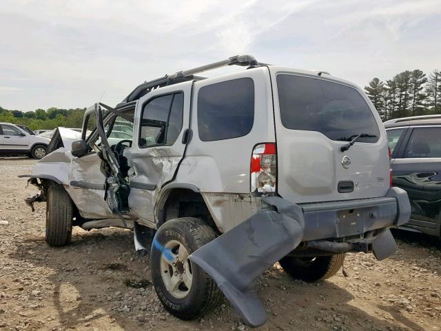 5N1ED28YX4C625411 - 2004 NISSAN XTERRA XE SILVER photo 3