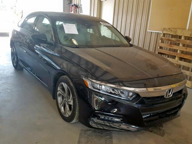 1HGCV2F55JA018150 - 2018 HONDA ACCORD EXL BLACK photo 1