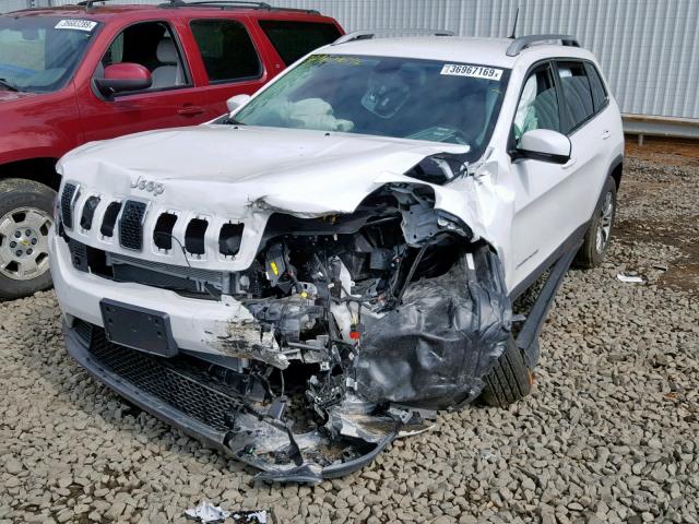 1C4PJMLX6KD311343 - 2019 JEEP CHEROKEE L WHITE photo 2