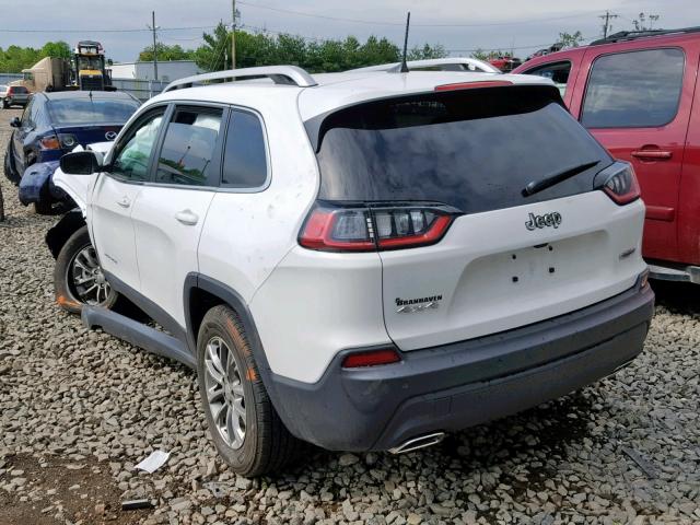 1C4PJMLX6KD311343 - 2019 JEEP CHEROKEE L WHITE photo 3