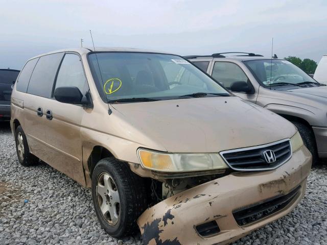 2HKRL18562H569154 - 2002 HONDA ODYSSEY LX GOLD photo 1