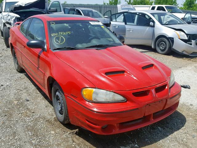 1G2NW12E25M142115 - 2005 PONTIAC GRAND AM G RED photo 1