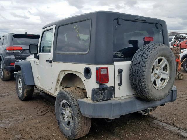 1J4FA241X8L645152 - 2008 JEEP WRANGLER X WHITE photo 3