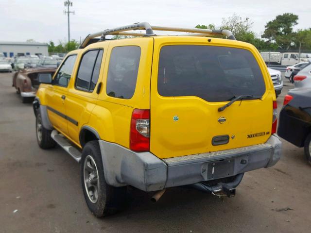 5N1ED28Y6YC531094 - 2000 NISSAN XTERRA XE YELLOW photo 3