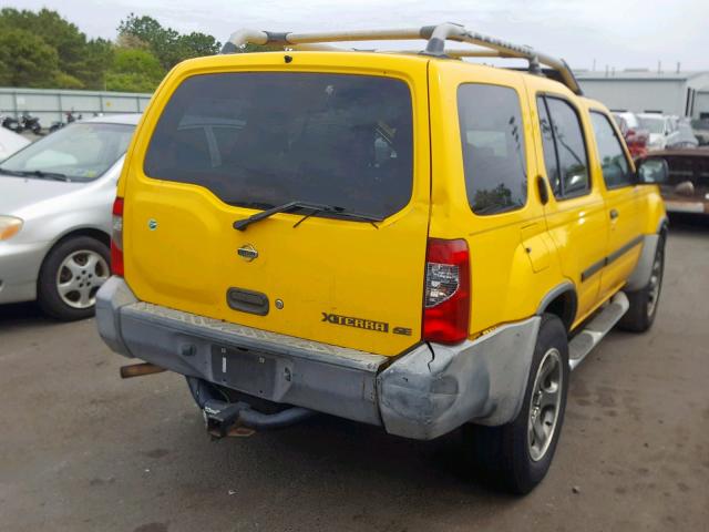 5N1ED28Y6YC531094 - 2000 NISSAN XTERRA XE YELLOW photo 4