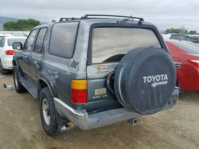 JT3VN39W0L0023142 - 1990 TOYOTA 4RUNNER VN GREEN photo 3