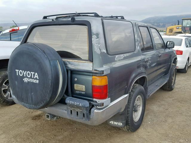 JT3VN39W0L0023142 - 1990 TOYOTA 4RUNNER VN GREEN photo 4