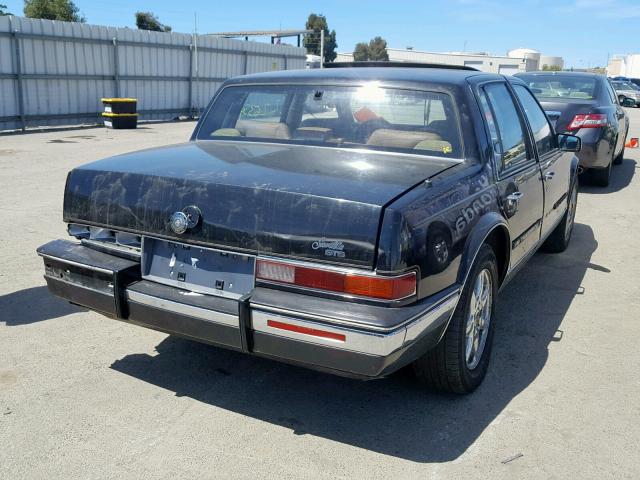 1G6KS515XJU814440 - 1988 CADILLAC SEVILLE BLACK photo 4