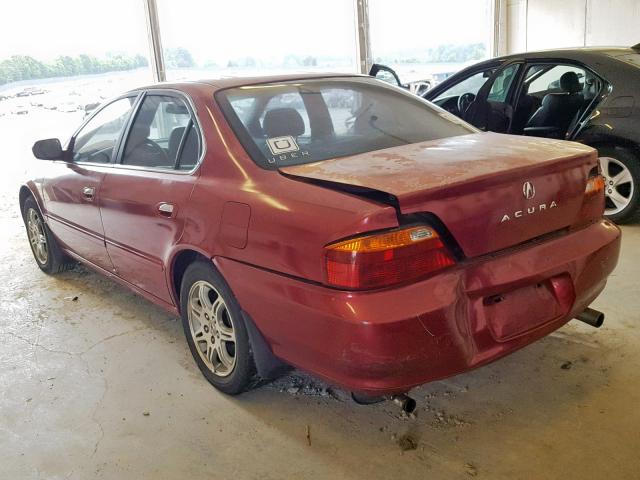 19UUA56671A025451 - 2001 ACURA 3.2TL MAROON photo 3