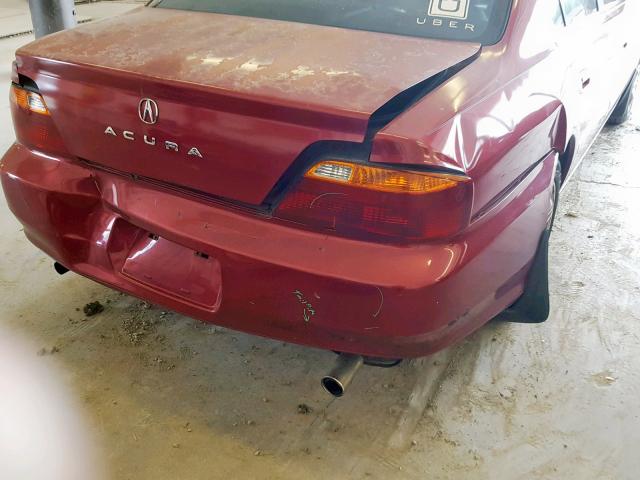 19UUA56671A025451 - 2001 ACURA 3.2TL MAROON photo 9