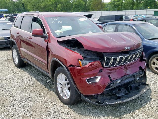 1C4RJEAG6HC609150 - 2017 JEEP GRAND CHER BURGUNDY photo 1