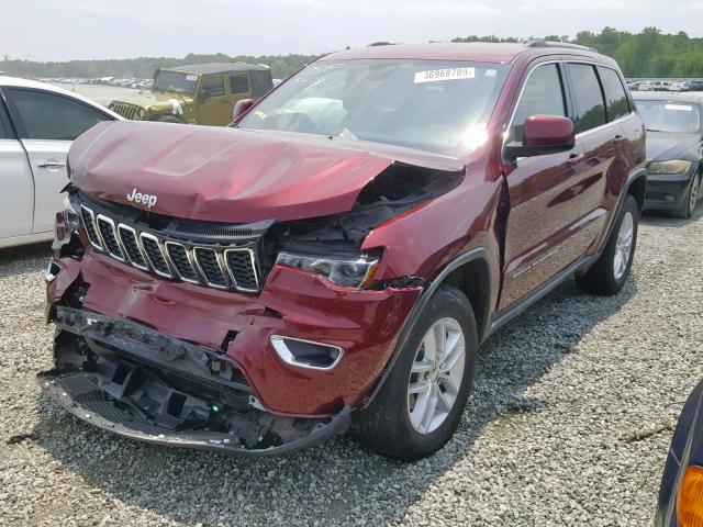 1C4RJEAG6HC609150 - 2017 JEEP GRAND CHER BURGUNDY photo 2