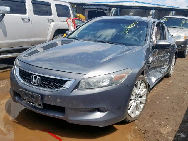 1HGCS2B82AA001329 - 2010 HONDA ACCORD EXL SILVER photo 2