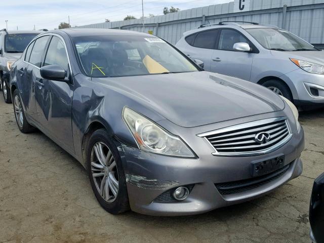 JN1CV6AP1AM408856 - 2010 INFINITI G37 BASE SILVER photo 1