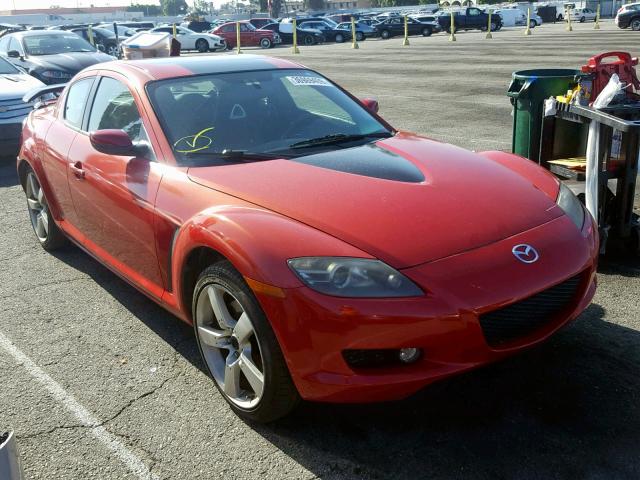 JM1FE173150158694 - 2005 MAZDA RX8 RED photo 1